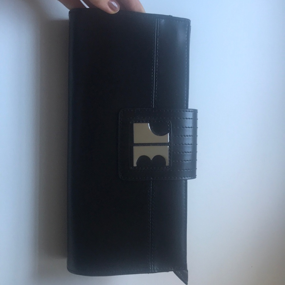 Leather clutch Jacques Esterel
